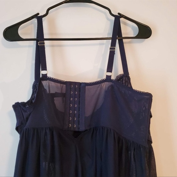 Torrid 1 plus Babydoll navy lace harness - Picture 7 of 10
